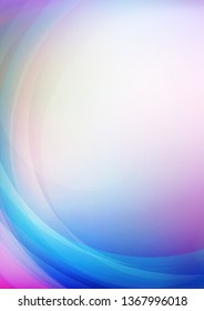 Abstract curved colors background. Vector Eps10