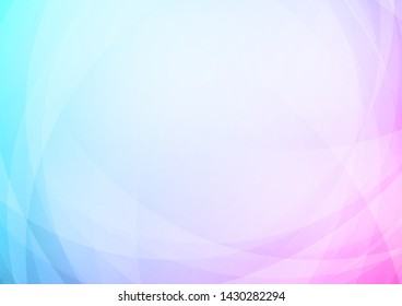 Abstract curved colors background. Vector Eps10