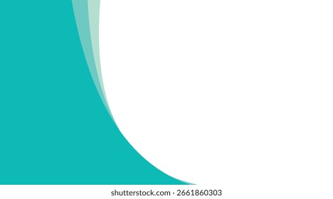 abstrakter, gekrümmter Eckhintergrund mit wellenförmigem Design