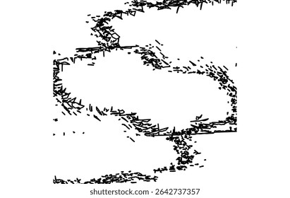 Abstract Curved Line Art Background