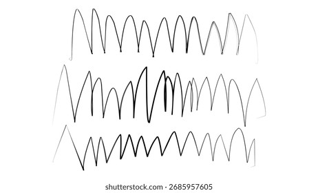 Plano de fundo de textura de linha curva abstrata. Padrão de linha curva