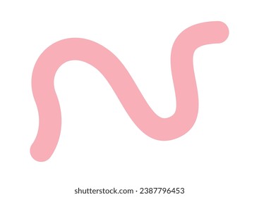 Abstract Curved Line Vector Illustration