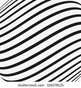 Abstract curved lines backdrop.  Vector background