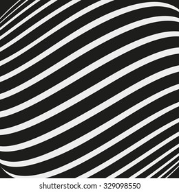 Abstract curved lines backdrop.  Vector background