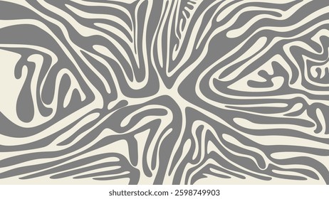 Abstract curved lines background gray Abstract wave lines pattern texture