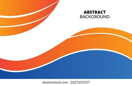 Abstract Curved Lines Business Background