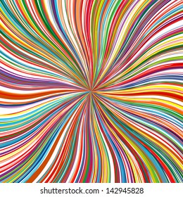 Abstract curved lines color background