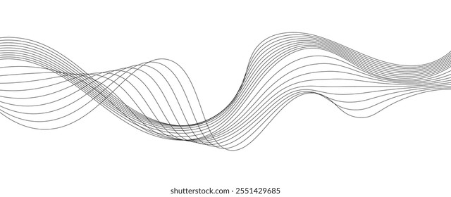 linhas curvas abstratas do movimento do fluido
