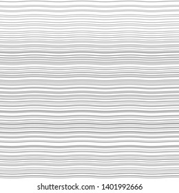 Abstract curved lines. Gray on white. Wave or cycle with varying line thickness.