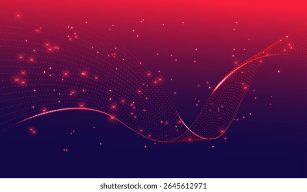 Abstract curved lines. Modern background.
