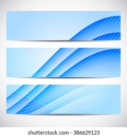 Abstract curved lines on bright background