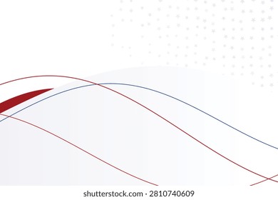 Abstract curved lines in red and blue gradient wave patterns curves
