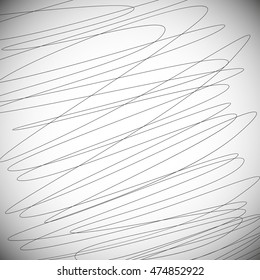 Abstract curved lines. Vector background