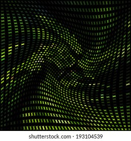 Abstract, curved mosaic, background