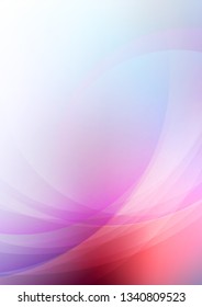 Abstract curved on colors background. Vector Eps10