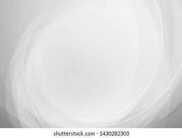 Abstract curved on gray background. Vector Eps10