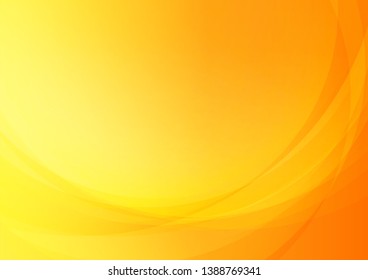 Abstract curved orange background. Vector Eps10