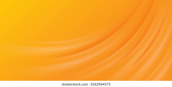 Abstract curved orange layer modern background. You can use for banner, ad, poster, template, business presentation. Vector illustration