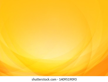 Abstract curved with orange yellow background. Vector Eps10