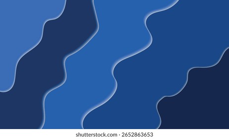 Fundo de corte de papel curvo abstrato