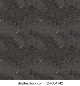 Abstract curved striped background. Seamless pattern. Vector.