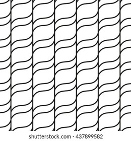Abstract curved stripes pattern.