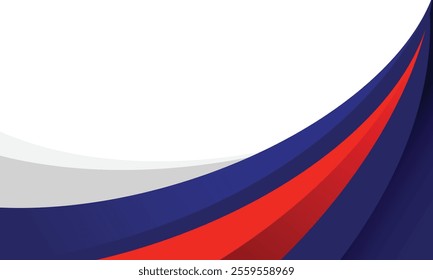 Abstract curved stripes red and blue racing background