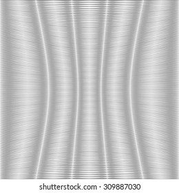 Abstract curved textured background. Vector art.