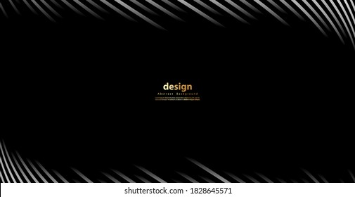 Abstract curved twisted slanting, waved lines texture. Brand new style for your business design. EPS10 - Illustration