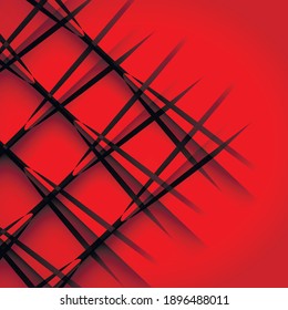 abstract curved waves background black and white