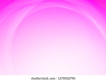 Abstract curved white pink background. Vector Eps10