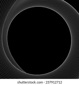 Abstract Curved Wire Lines Background Vector 02
