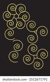 An abstract, curved yellow pattern that brings energy and modern flair to any project. Perfect for backgrounds, digital art, and contemporary designs, adding a bold, dynamic touch