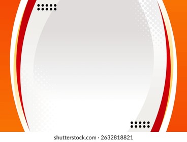 abstract curved yellow red white background