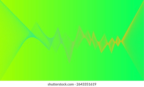 Curvas abstratas em camadas de cores brilhantes