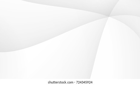 Abstract Curves Lines Gradient White and Gray Vector Backgrounds