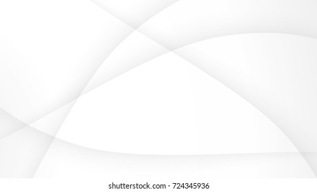 Abstract Curves Lines Gradient White and Gray Vector Backgrounds