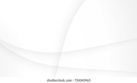 Abstract Curves Lines Gradient White and Gray Vector Backgrounds