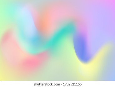 Abstrakte Kurven und Linien. Modernes digitales Muster mit flüssigen Formen. Vorlage für Deckblatt, Poster, Banner, Grußkarte. Creative Neon Rosa, Blau, Violett Hintergrund. Minimales Watercolor Layout.