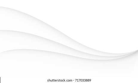 Abstract Curves Lines White and Gray Vector Backgrounds