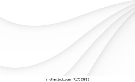Abstract Curves Lines White and Gray Vector Backgrounds