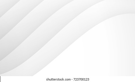 Abstract Curves Lines White and Gray Vector Backgrounds
