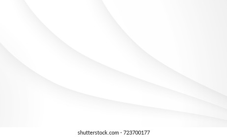 Abstract Curves Lines White and Gray Vector Backgrounds