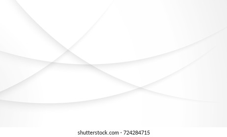 Abstract Curves Lines White and Gray Vector Backgrounds