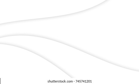 Abstract Curves Lines White and Gray Vector Backgrounds