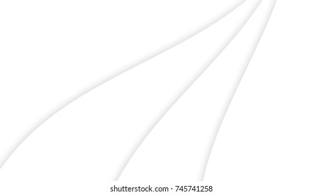 Abstract Curves Lines White and Gray Vector Backgrounds