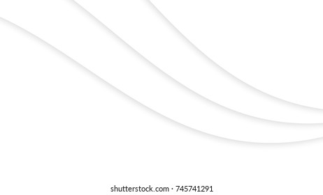 Abstract Curves Lines White and Gray Vector Backgrounds