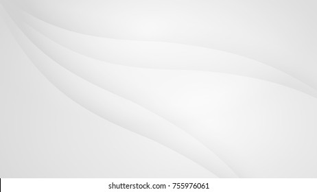 Abstract Curves Lines White and Gray Vector Backgrounds