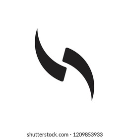 abstract curves motion shape logo 