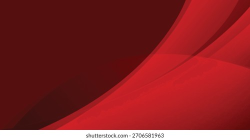 Curvas Abstractas Formas rojas Gradiente Fondo Textura Diseño para presentaciones